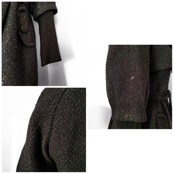 Vintage Cotton Blend Belted Jacket - Picture 8 of 13